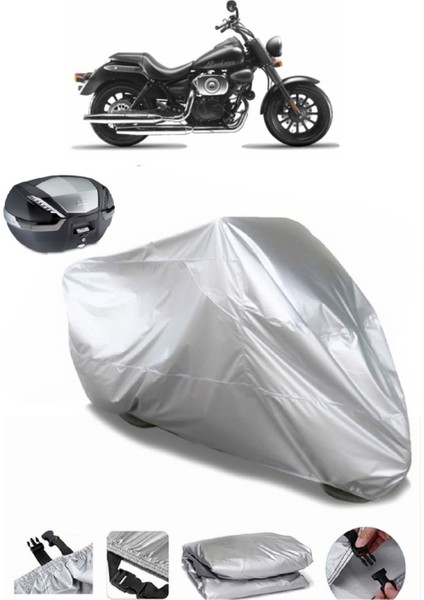 Rks Cruiser 250 Arka Çanta Uyumlu Motosiklet Brandası Lüx Kalite Motor Brandası