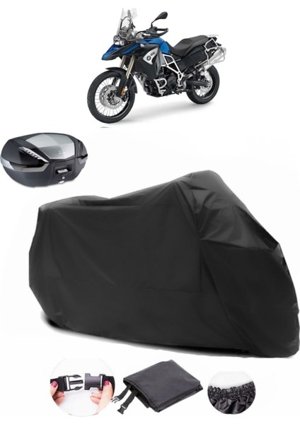 Bmw F 800 Gs Adventure Arka Çanta Uyumlu Siyah Motosiklet Branda Su Geçirmez Dayanıklı Kumaş fiyatları