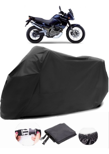 Kawasaki Kle 500 Siyah Motosiklet Branda Su Geçirmez Dayanıklı Kumaş