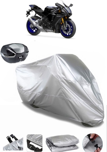 Yamaha Yzf R1M Arka Çanta Uyumlu Motosiklet Brandası Lüx Kalite Kalın Yüksek Kalite