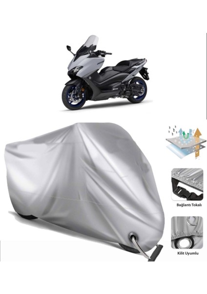Yamaha Tmax 560 Motosiklet Brandası Motor Branda (Bağlantı Tokalı)