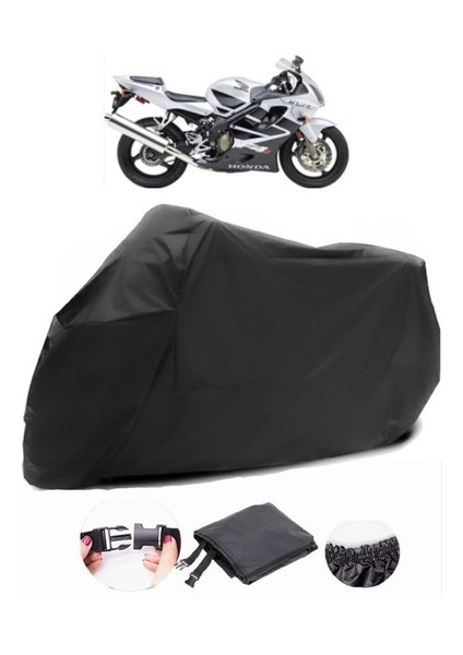 Honda Cbr 600 F Sport Siyah Motosiklet Branda Su Geçirmez Dayanıklı Kumaş