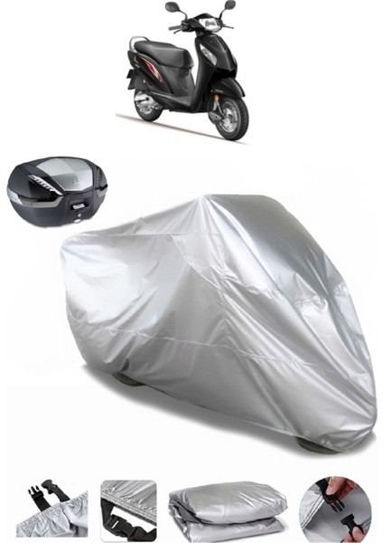 Honda Activa 110 Arka Çanta Uyumlu Motosiklet Brandası Lüx Kalite Kalın Yüksek Kalite