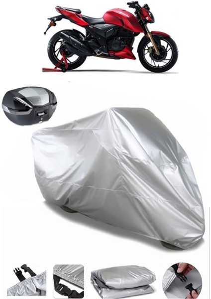 Tvs Apache Rtr 200 Arka Çanta Uyumlu Motosiklet Brandası Lüx Kalite Kalın Yüksek Kalite
