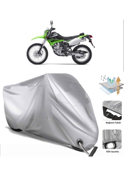 Kawasaki Klx 250 Motosiklet Brandası Arka Çanta Uyumlu (Bağlantı Tokalı)