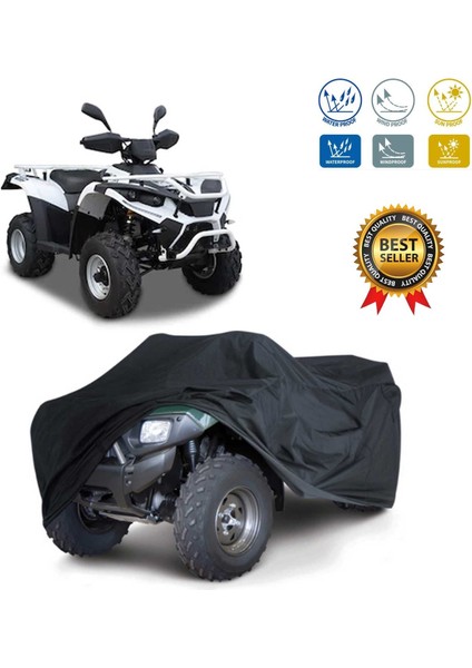 Kuba Lh 200 Su Geçirmez Atv Brandası Siyah