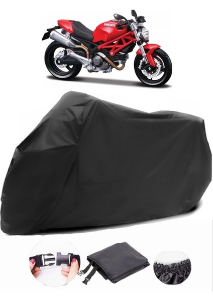 Ducati Monster 696UYUMLU Siyah Motosiklet Branda Su Geçirmez Dayanıklı Kumaş