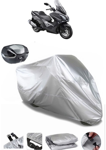 Kymco Xciting 250I Arka Çanta Uyumlu Motosiklet Brandası Lüx Kalite Kalın Yüksek Kalite