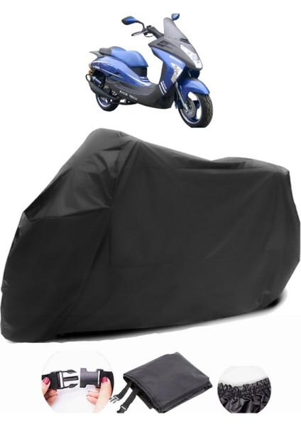 Mondial 150 Zc Siyah Motosiklet Branda Su Geçirmez Dayanıklı Kumaş