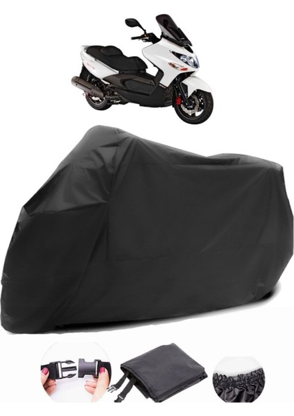 Kymco Xciting 500 Siyah Motosiklet Branda Su Geçirmez Dayanıklı Kumaş