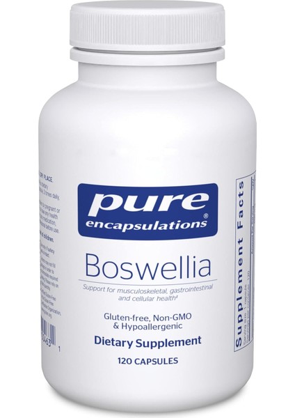 Pure Encapsulations Boswellia Extract Non Gmo Hypoallergenic 120 Capsules Boswellia Serrata 120 Kapsül