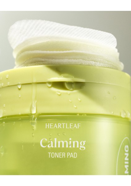 Heartleaf Calming Toner Pad - Houttuynia Cordata Özlü Dinlendirici Tonik Ped