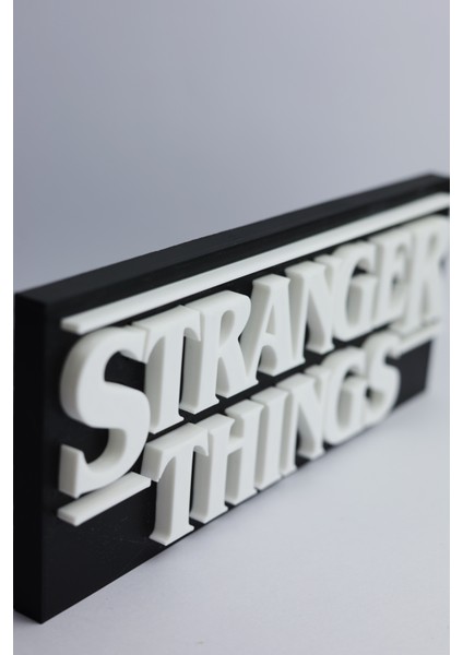 Stranger Things - 3 Boyutlu Tabela - 20CM x 8cm x 1.5cm