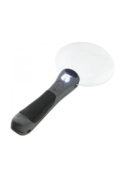 2 LED Işıklı 2 5 x 90 mm Okuma Büyüteç