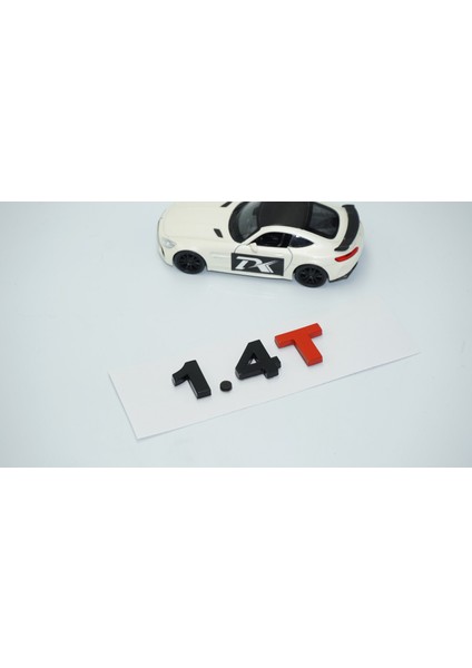1.4t Bagaj Siyah Kırmızı Yazı Logo Volkswagen Ile Uyumlu