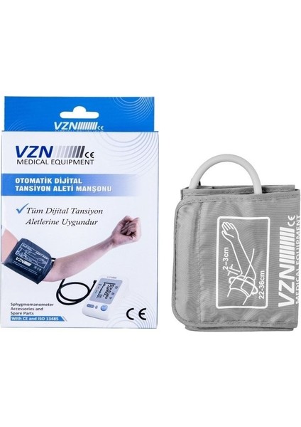 Tansiyon Aleti Manşonu Manşet Kol Bezi Tansiyon Manşonu 22-36CM