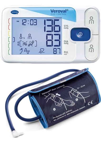 Tansiyon Aleti, Veroval Duo Control, Osilometrik ve Oskültatuar Ölçüm