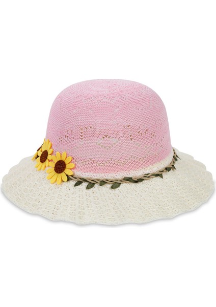 Kız Çocuklar Için Merserize Hasır Şapka ( 6-10 Yaş ) ( Size 52 cm ) fiyatları