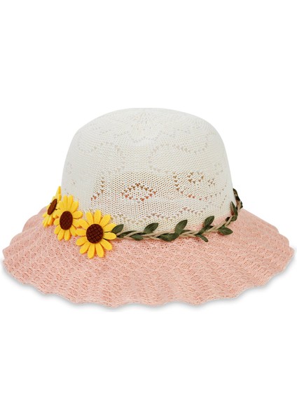 Kız Çocuklar Için Merserize Hasır Şapka ( 6-10 Yaş ) ( Size 52 cm ) fiyatları