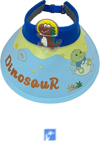 Çocuklar Için Sevimli Hayvanlar Ayarlanabilir Güneş Şapkası ( 3-9 Yaş ) ( Size 50-55 cm )