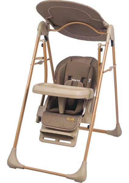 Baby Care Rocket Elite Salıncak Gold-Kahverengi