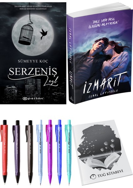 Izmarit Cemal Latifoğlu ve Epsilon Yayınevi Serzeniş Leyl Sümeyye Koç 2li Set