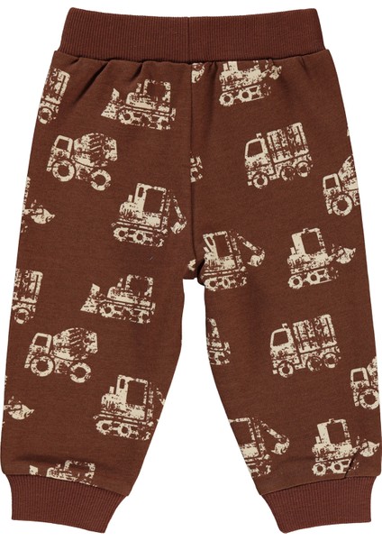 Erkek Bebek Patiksiz Eşofman Altı 6-18 Ay Kahve fiyatları