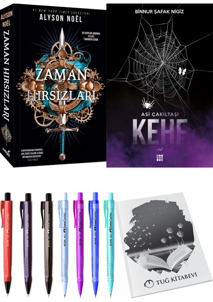 Asi Çakıltaşı 1 Kehf Binnur Şafak Nigiz ve Zaman Hırsızları Alyson Noel 2li Set
