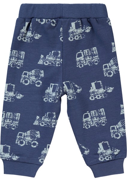 Erkek Bebek Patiksiz Eşofman Altı 6-18 Ay Indigo fiyatları