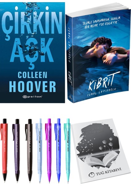 Kibrit Cemal Latifoğlu ve Epsilon Yayınevi Çirkin Aşk Colleen Hoover 2li Set