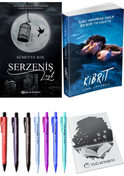 Kibrit Cemal Latifoğlu ve Epsilon Yayınevi Serzeniş Leyl Sümeyye Koç 2li Set