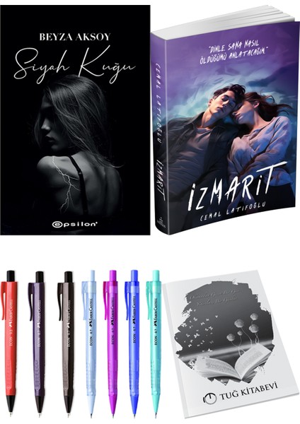 Izmarit Cemal Latifoğlu ve Epsilon Yayınevi Siyah Kuğu Beyza Aksoy 2li Set