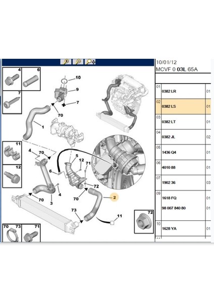 Turbo Hortumu Bipper Nemo (0382.LS-Y32148-İBR17588)