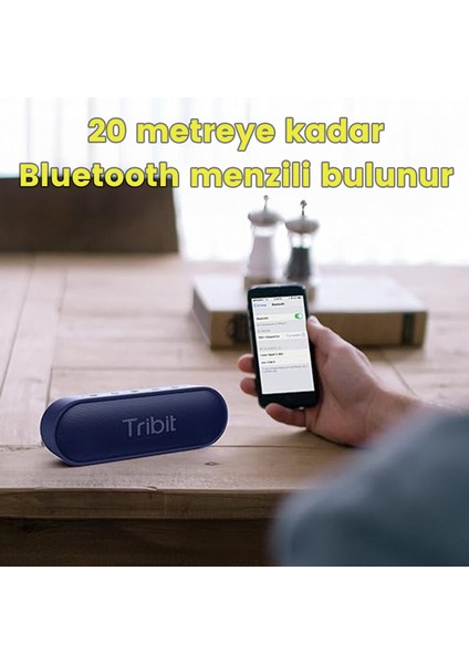 BTS20C Xsound Go 2X8W 24 Saat Oynatma Süresi Ipx7 Su Geçirmez Taşınabilir Tws Bluetooth Hoparlör Mavi