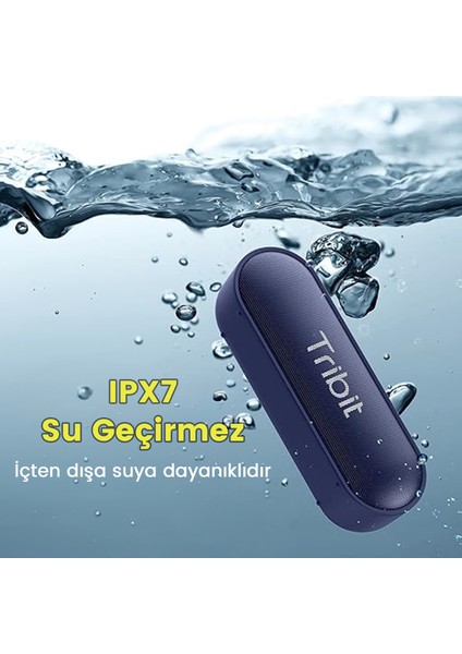 BTS20C Xsound Go 2X8W 24 Saat Oynatma Süresi Ipx7 Su Geçirmez Taşınabilir Tws Bluetooth Hoparlör Mavi