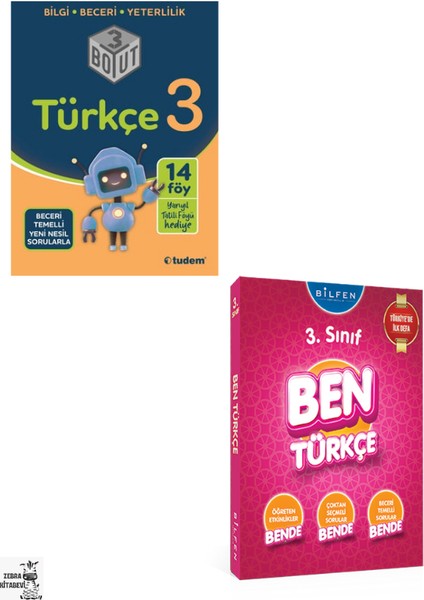Tudem Yayınları Tudem 3. Sınıf Türkçe 3 Boyutlu Soru Bankası, Bilfen 3. Sınıf Ben Serisi Türkçe Soru Bankası