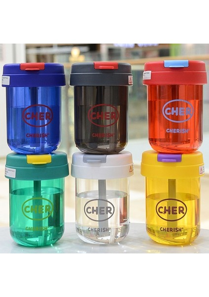 YUEKEDA-300ML Mini Çocuk Pipetli Su Bardağı (Yurt Dışından)