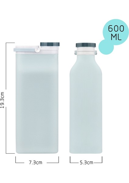 Yuekeda-Doğa Sporları Taşınabilir Silikon Katlanır Su Bardağı 600ML (Yurt Dışından) modelleri