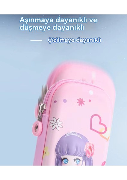 Pen Çantası, Büyük Kapasitet, Kirli Dirençli Durum Çantası, Ilk Okul Öğrencisinin S Üslü Çoklu Çalışma Odası Kutusu (Yurt Dışından)