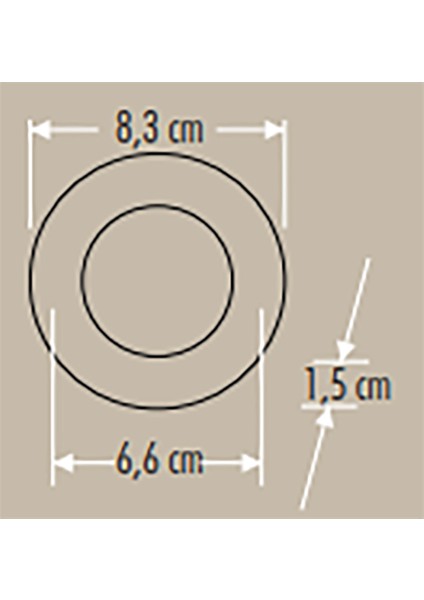CT-5144 Slim LED Panel 3W Beyaz - 2'li Paket fiyatları
