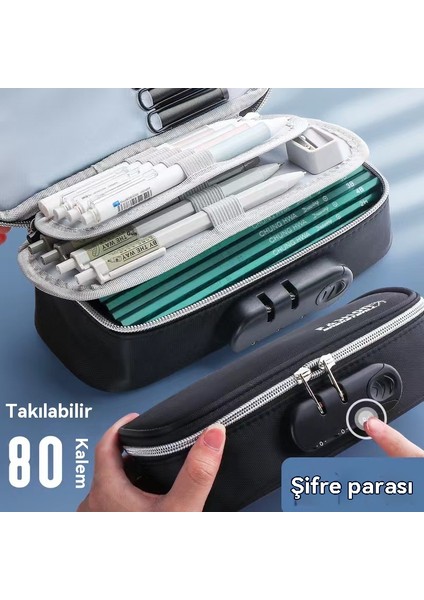 Minimalist Kalem Davası, Büyük Kapasitet Yüksek Çantası, Parola Kilit Kalem Davası, Kalem Davası, Kalem Davası (Yurt Dışından) fiyatları