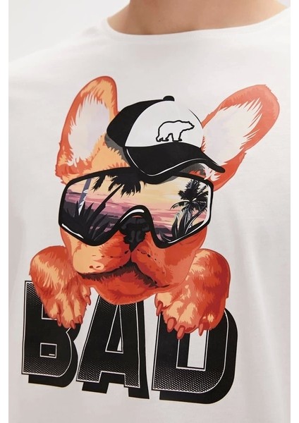 Spark Kirli Beyaz Erkek Tişört modelleri