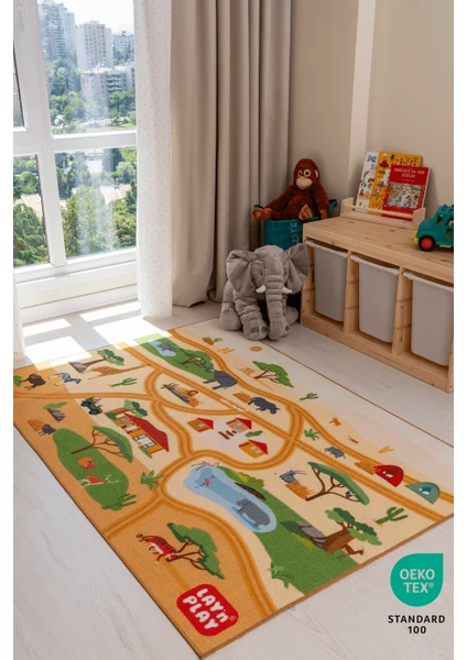 LAY'n PLAY SAFARI ÇOCUK OYUN HALISI - SAFARİ