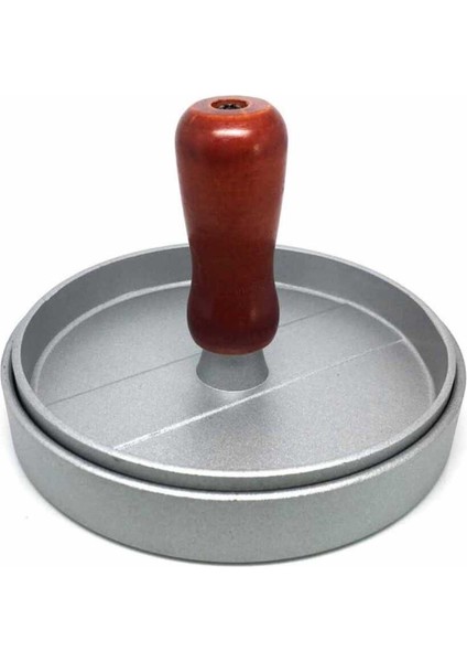 12 Alüminyum Hamburger Köfte Presi Kalıbı 12 cm