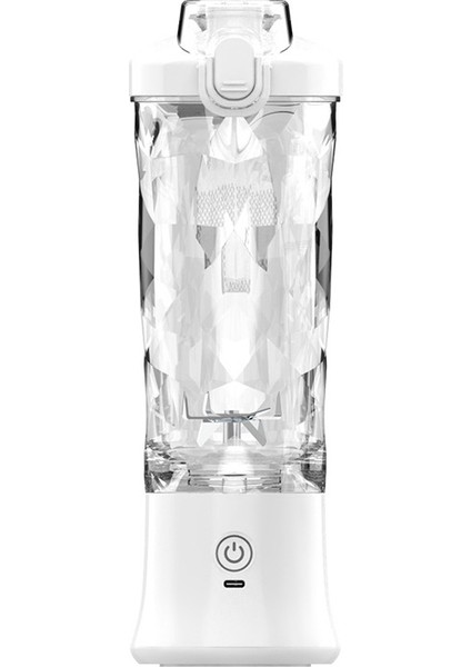 600ML Taşınabilir Blender, Şarj Edilebilir Mini Mikser, Meyve, Shake ve Smoothies Için Kişisel Meyve Suyu Blender (Yurt Dışından)