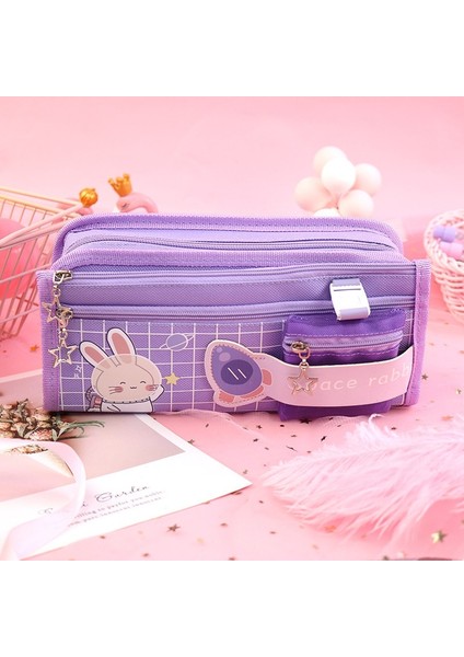 Kuromi Melody Ilkokul Öğrencileri Için Bozuk Para Cüzdanlı Köpek Kırtasiye Kutusu (Yurt Dışından)