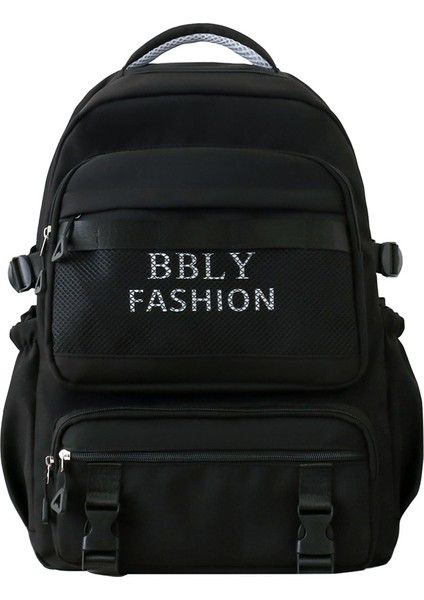 Harajuku Tarzı Çift Sırt Çantası Kampüs Ortaokul Öğrenci Çantası Basit Bilgisayar Sırt Çantası (Yurt Dışından)