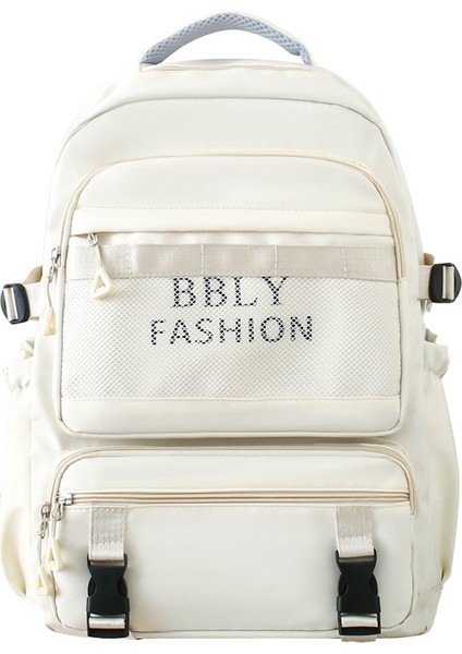 Harajuku Tarzı Çift Sırt Çantası Kampüs Ortaokul Öğrenci Çantası Basit Bilgisayar Sırt Çantası (Yurt Dışından)