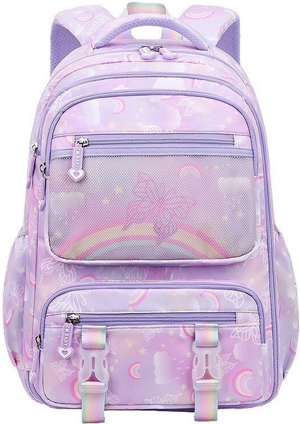 Yeni Ilkokul Öğrencisi Okul Çantası Kızlar Sınıf 1-3-6 Hafif Yan Buzdolabı Kapı Çocuk Rahat Sırt Çantası (Yurt Dışından)