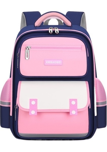 1-3-6. Sınıf Çocukların Su Geçirmez Okul Çantası Çocuk Sırt Çantasının Yükünü Azaltmak Için Bel Koruyucu Ultra Hafif Ilkokul Çantası (Yurt Dışından)